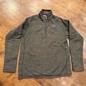 Patagonia Better Sweater Quarter Zip Fleece Brown